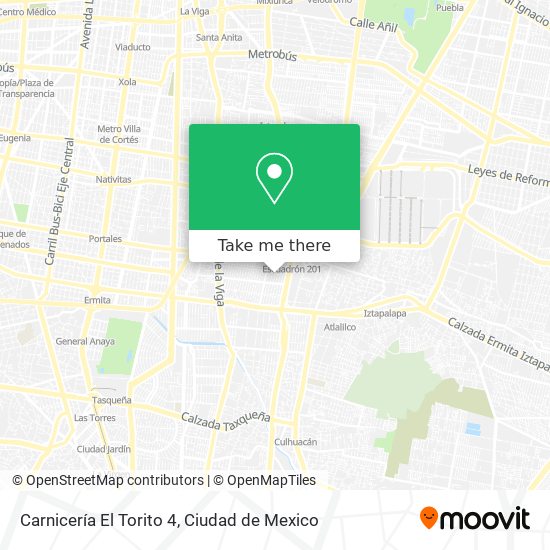 Mapa de Carnicería El Torito 4
