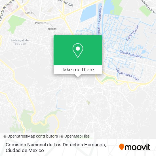 Comisión Nacional de Los Derechos Humanos map