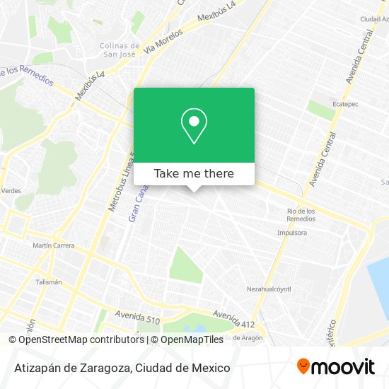 Mapa de Atizapán de Zaragoza