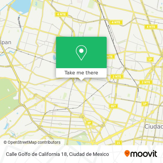 Calle Golfo de California 18 map