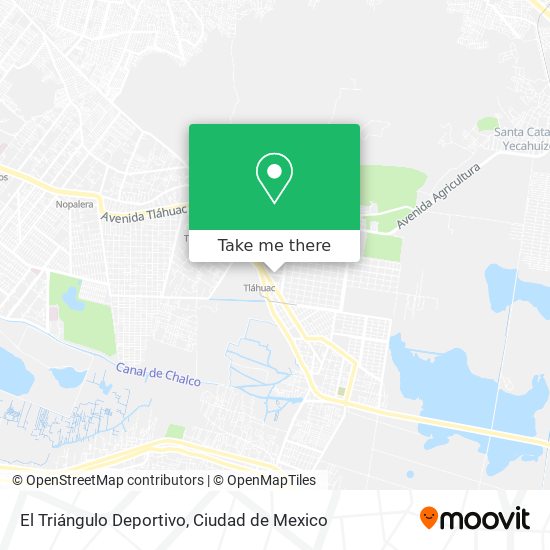 El Triángulo Deportivo map