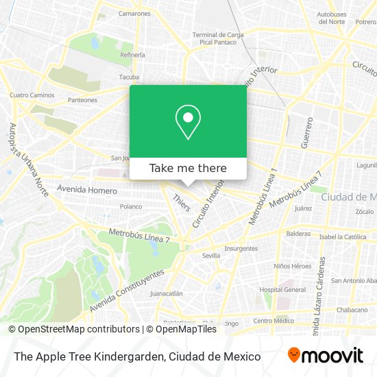 The Apple Tree Kindergarden map