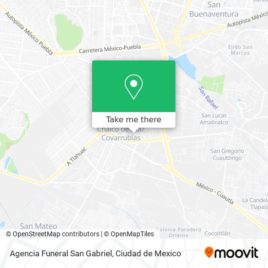 Agencia Funeral San Gabriel map