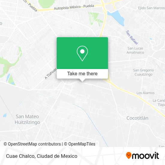 Cuae Chalco map
