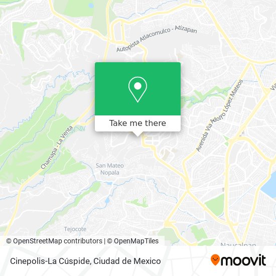 Cinepolis-La Cúspide map