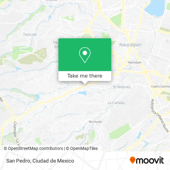 San Pedro map