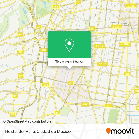 Hostal del Valle map