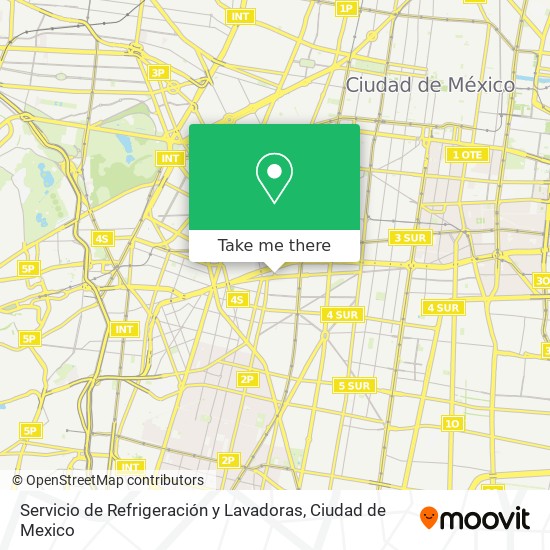 Servicio de Refrigeración y Lavadoras map