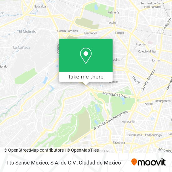Tts Sense México, S.A. de C.V. map