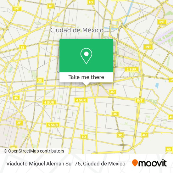 Viaducto Miguel Alemán Sur 75 map