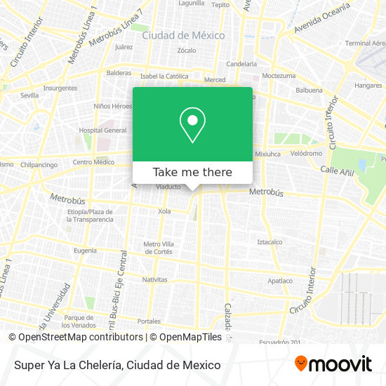 Super Ya La Chelería map