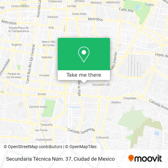 Secundaria Técnica Núm. 37 map