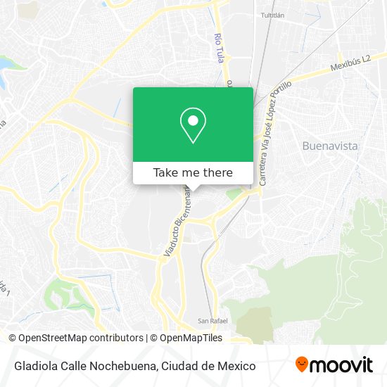 Gladiola Calle Nochebuena map