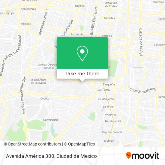 Avenida América 300 map