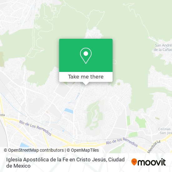 Iglesia Apostólica de la Fe en Cristo Jesús map