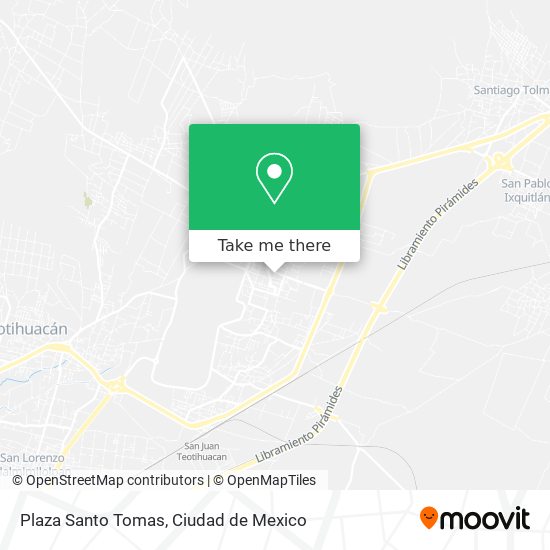 Mapa de Plaza Santo Tomas