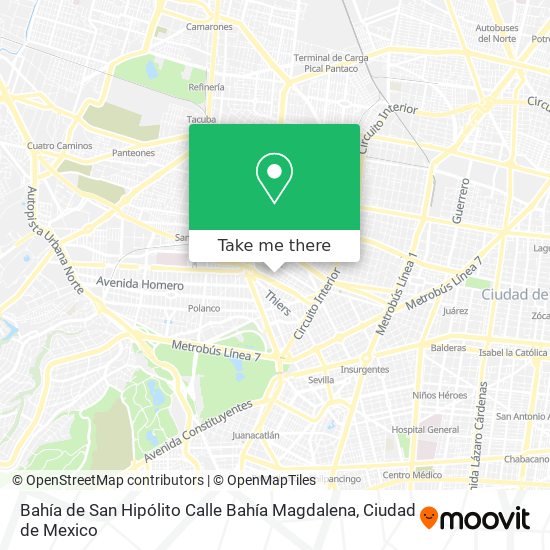 Bahía de San Hipólito Calle Bahía Magdalena map