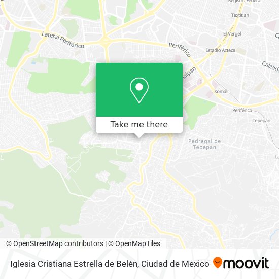 Mapa de Iglesia Cristiana Estrella de Belén