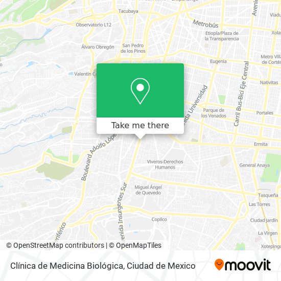 Clínica de Medicina Biológica map