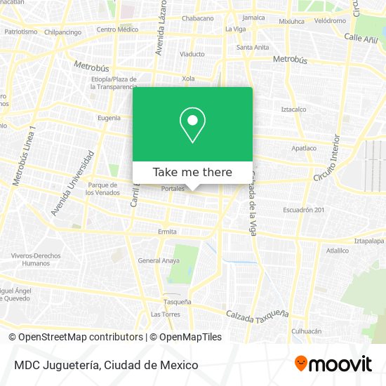 MDC Juguetería map