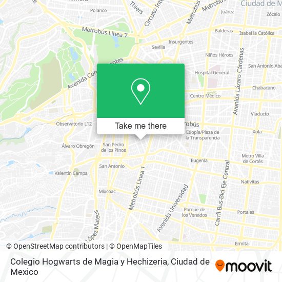 Colegio Hogwarts de Magia y Hechizeria map