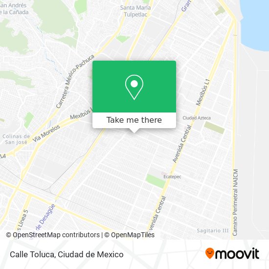 Mapa de Calle Toluca