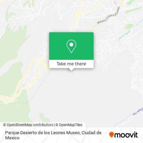 Mapa de Parque Desierto de los Leones Museo