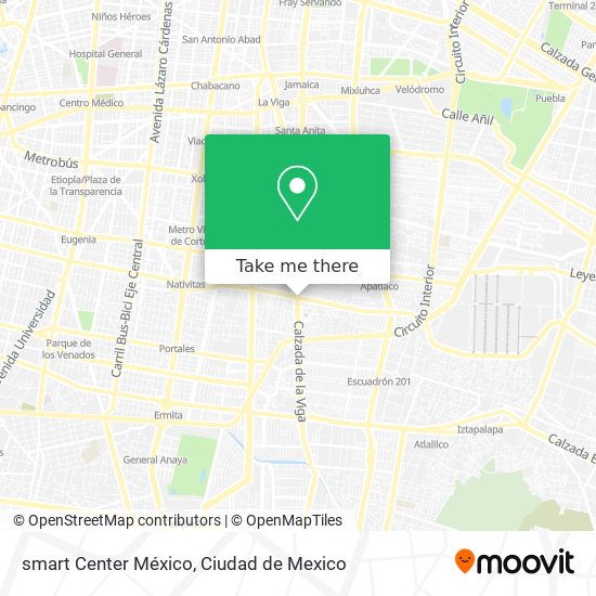 smart Center México map