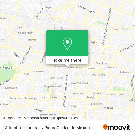 Alfombras Losetas y Pisos map
