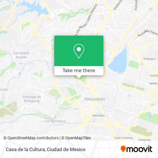 Mapa de Casa de la Cultura