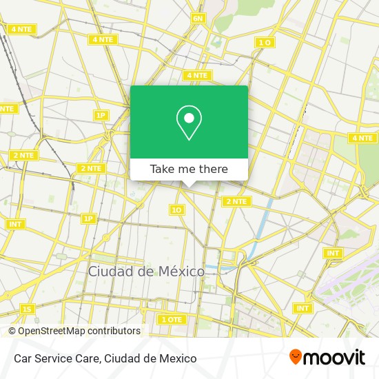 Mapa de Car Service Care