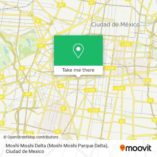 Moshi Moshi Delta (Moshi Moshi Parque Delta) map