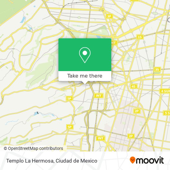 Templo La Hermosa map