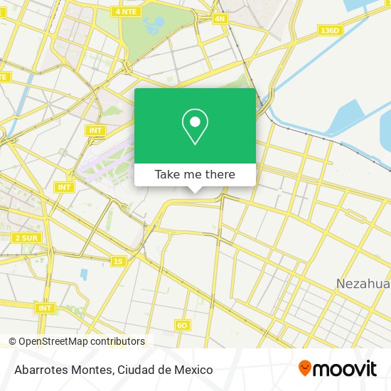 Abarrotes Montes map