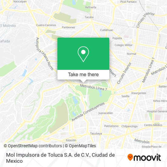 Mol Impulsora de Toluca S.A. de C.V. map