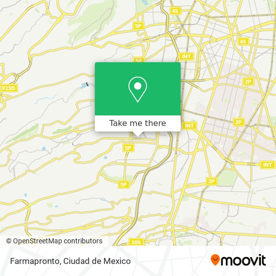 Farmapronto map