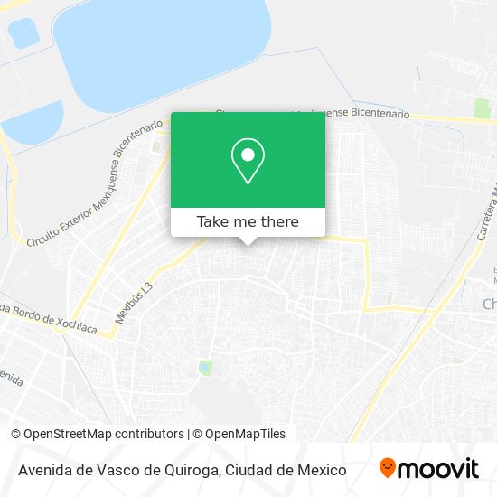 Mapa de Avenida de Vasco de Quiroga