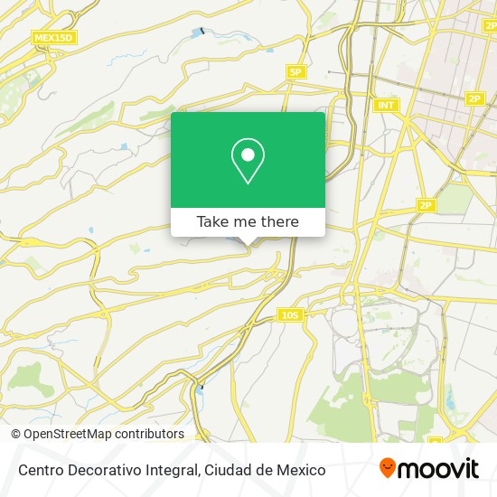 Mapa de Centro Decorativo Integral