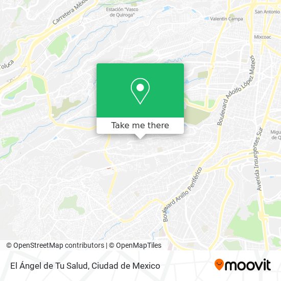 El Ángel de Tu Salud map