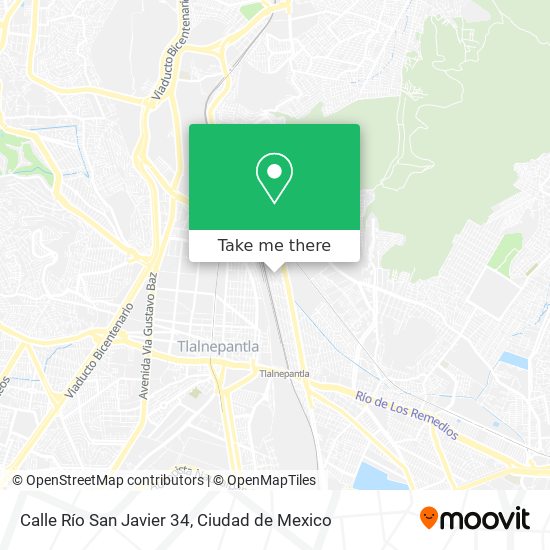 Calle Río San Javier 34 map