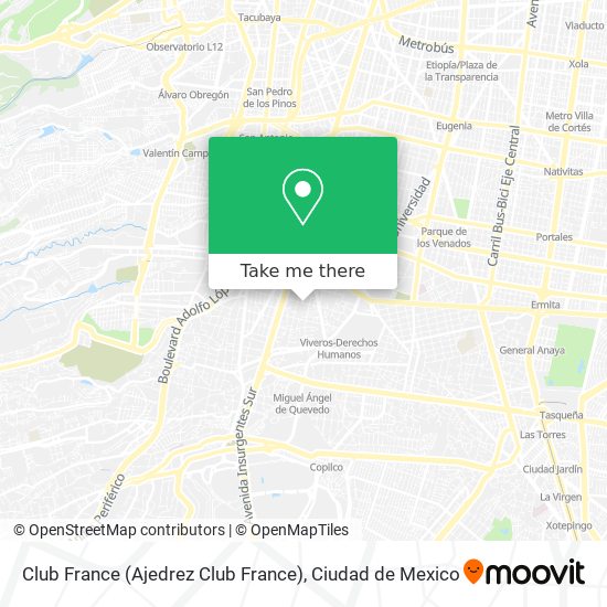 Club France (Ajedrez Club France) map