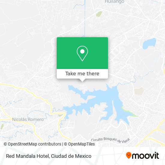 Red Mandala Hotel map