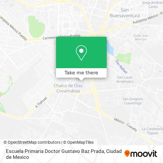 How to get to Escuela Primaria Doctor Gustavo Baz Prada in Ixtapaluca by  Bus or Metro?