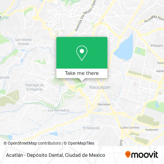 Mapa de Acatlán - Depósito Dental