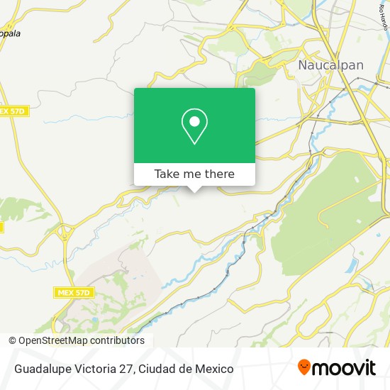 Guadalupe Victoria 27 map
