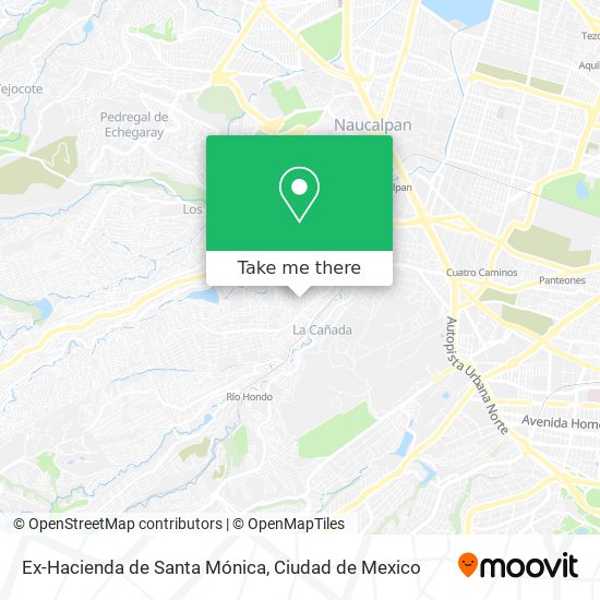 Ex-Hacienda de Santa Mónica map