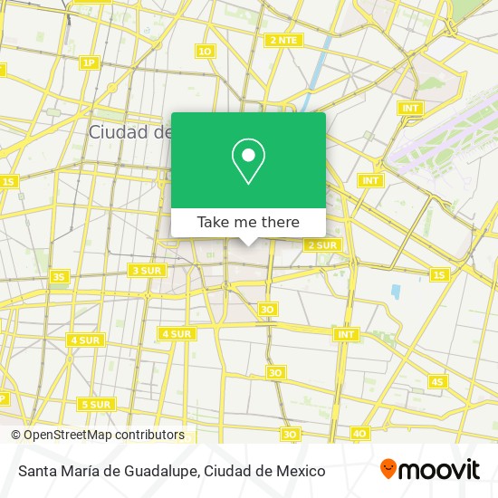 Santa María de Guadalupe map