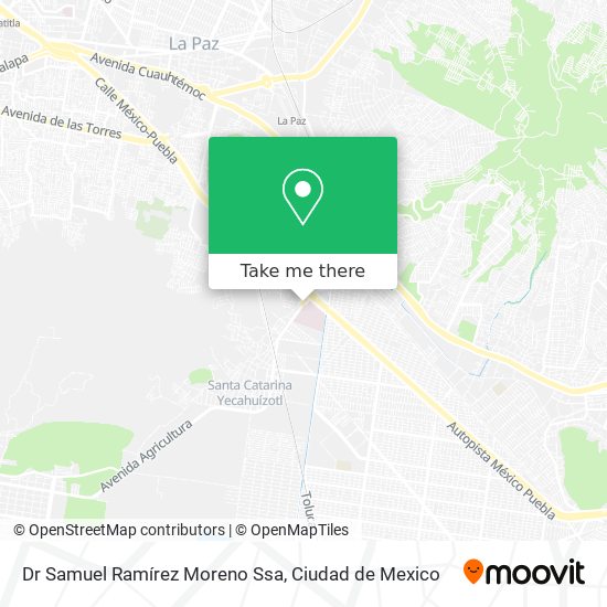 Dr Samuel Ramírez Moreno Ssa map