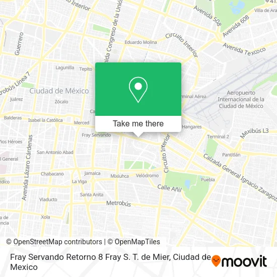 Fray Servando Retorno 8 Fray S. T. de Mier map