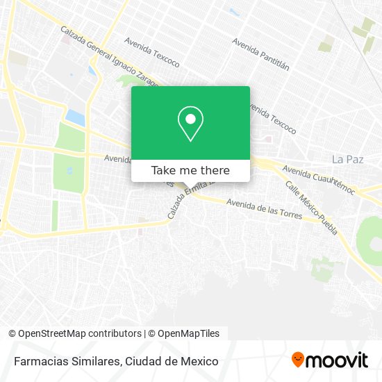 Farmacias Similares map